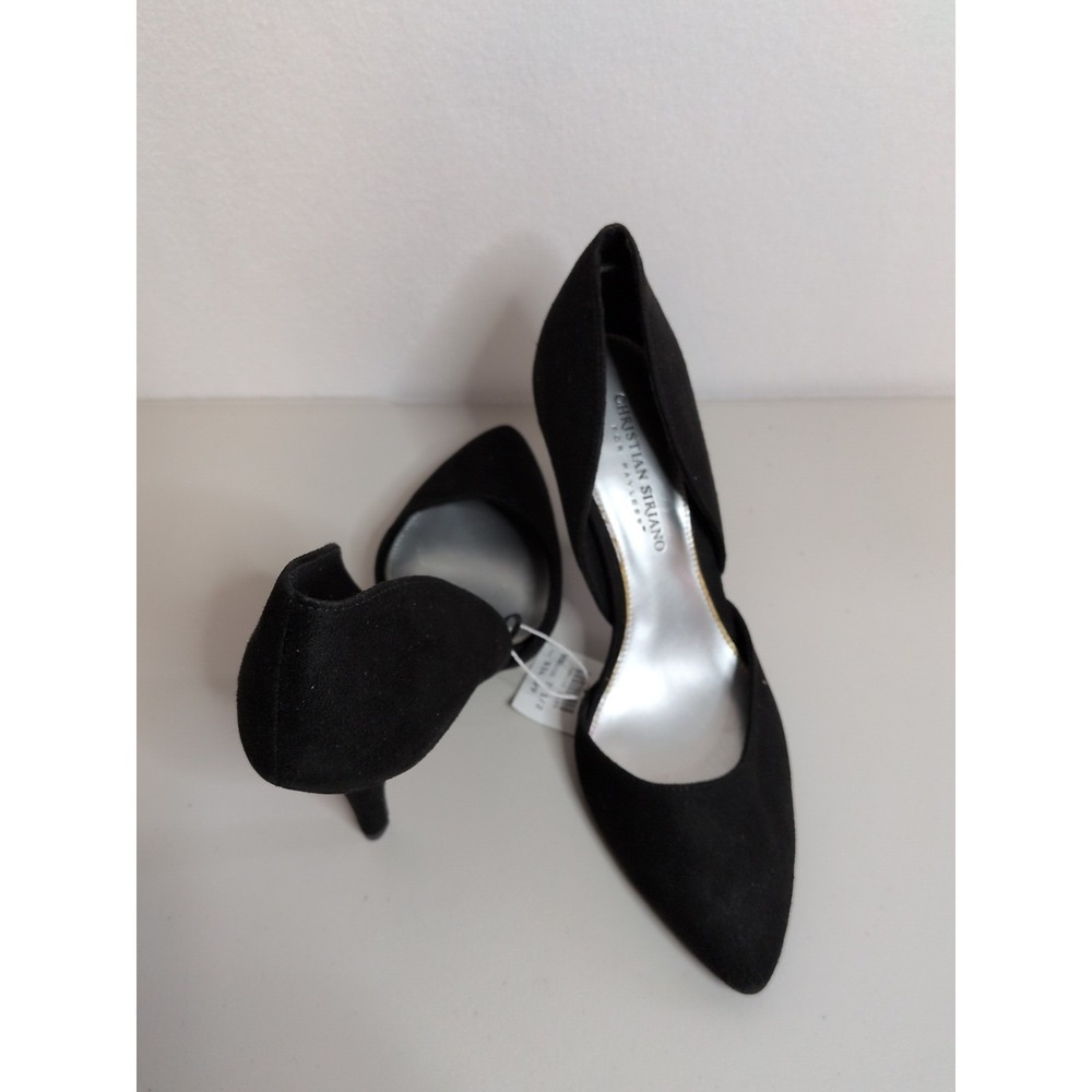 Christian Siriano for Payless "Halle"‎ D'Orsay Pumps Stilleto Heels Black Sz 7.5